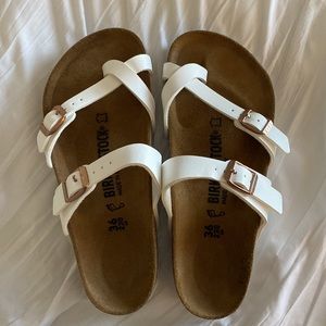 Mayari White Birkenstocks NEVER WORN